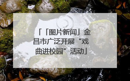 「图片新闻」金昌市广泛开展“戏曲进校园”活动