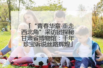 “青春华章·重走西北角”采访团探秘甘肃省博物馆：千年珍宝诉说丝路辉煌