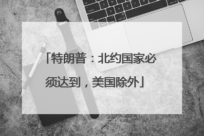 特朗普：北约国家必须达到，美国除外