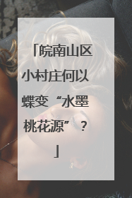 皖南山区小村庄何以蝶变“水墨桃花源”？