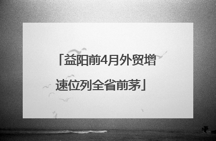 益阳前4月外贸增速位列全省前茅