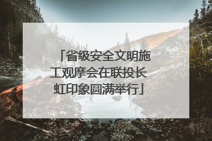 省级安全文明施工观摩会在联投长虹印象圆满举行