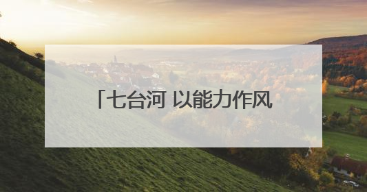 七台河 以能力作风之变赋能高质量发展
