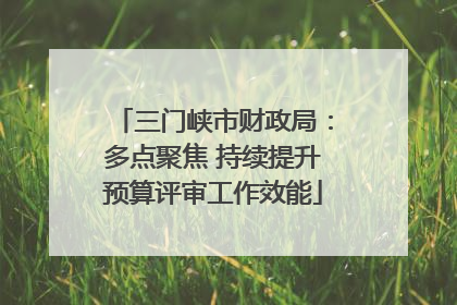 三门峡市财政局：多点聚焦 持续提升预算评审工作效能