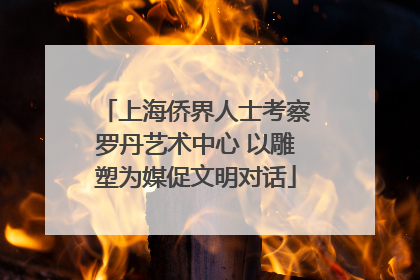 上海侨界人士考察罗丹艺术中心 以雕塑为媒促文明对话