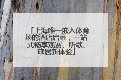 上海唯一嵌入体育场的酒店启幕，一站式畅享观赛、听歌、旅居新体验
