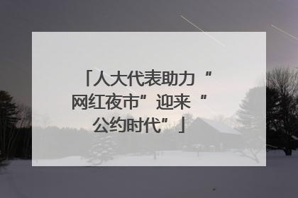 人大代表助力“网红夜市”迎来“公约时代”