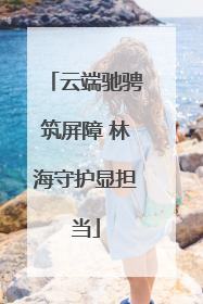 云端驰骋筑屏障 林海守护显担当