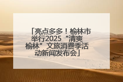 亮点多多！榆林市举行2025“清爽榆林”文旅消费季活动新闻发布会