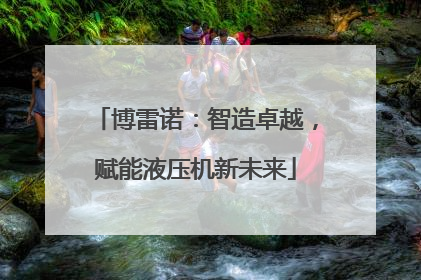 博雷诺：智造卓越，赋能液压机新未来