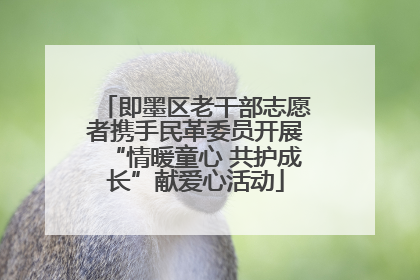 即墨区老干部志愿者携手民革委员开展“情暖童心 共护成长”献爱心活动