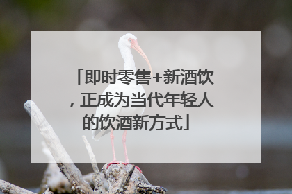 即时零售+新酒饮，正成为当代年轻人的饮酒新方式