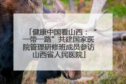 健康中国看山西：“一带一路”共建国家医院管理研修班成员参访山西省人民医院