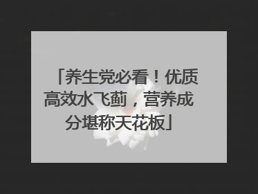 养生党必看！优质高效水飞蓟，营养成分堪称天花板