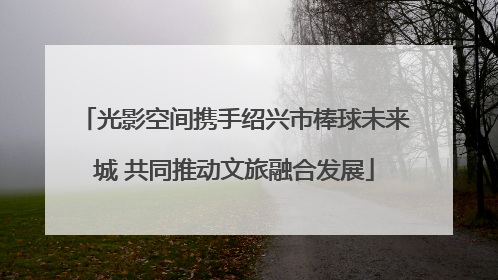 光影空间携手绍兴市棒球未来城 共同推动文旅融合发展