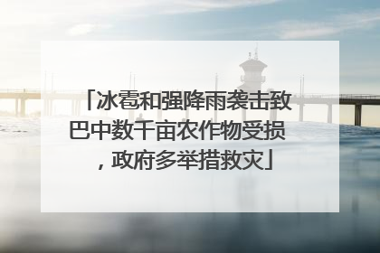冰雹和强降雨袭击致巴中数千亩农作物受损，政府多举措救灾