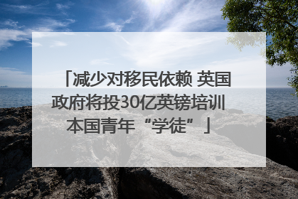 减少对移民依赖 英国政府将投30亿英镑培训本国青年“学徒”