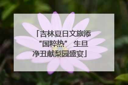 吉林夏日文旅添“国粹热” 生旦净丑献梨园盛宴