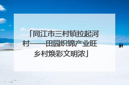 同江市三村镇拉起河村——田园织锦产业旺 乡村焕彩文明浓