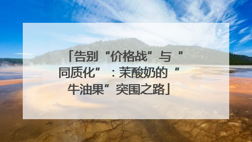 告别“价格战”与“同质化”：茉酸奶的“牛油果”突围之路