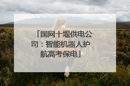 国网十堰供电公司：智能机器人护航高考保电