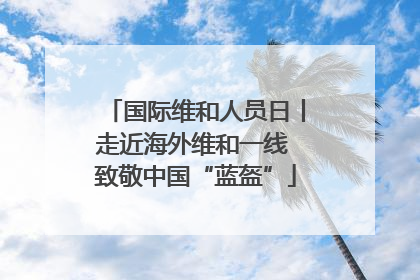 国际维和人员日丨走近海外维和一线 致敬中国“蓝盔”