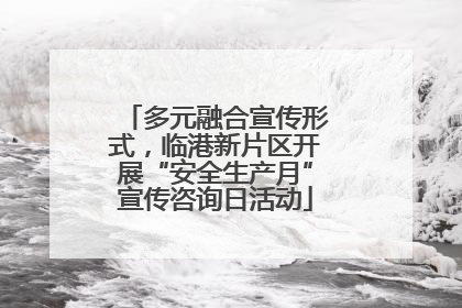 多元融合宣传形式，临港新片区开展“安全生产月”宣传咨询日活动