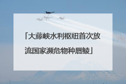 大藤峡水利枢纽首次放流国家濒危物种唇鲮