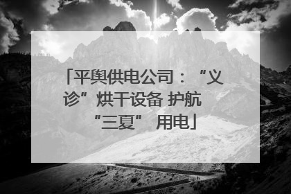 平舆供电公司：“义诊”烘干设备 护航 “三夏” 用电