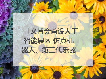 文博会首设人工智能展区 仿真机器人、第三代乐器成为人气王｜文博向“新”