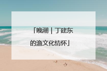 晚潮｜丁建东的渔文化情怀