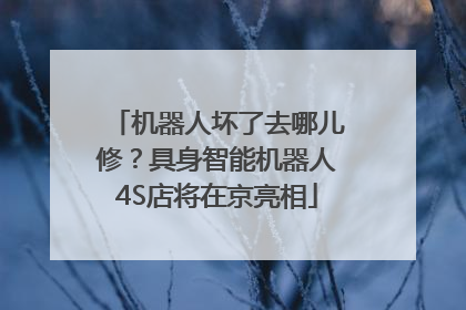 机器人坏了去哪儿修？具身智能机器人4S店将在京亮相