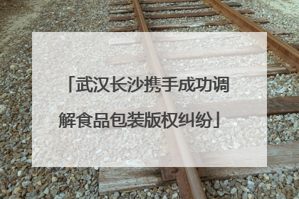 武汉长沙携手成功调解食品包装版权纠纷