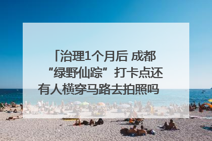 治理1个月后 成都“绿野仙踪”打卡点还有人横穿马路去拍照吗？｜民情瞭望