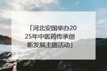 河北安国举办2025年中医药传承创新发展主题活动