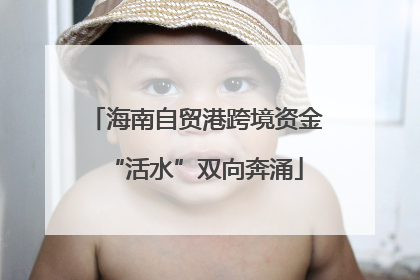 海南自贸港跨境资金“活水”双向奔涌