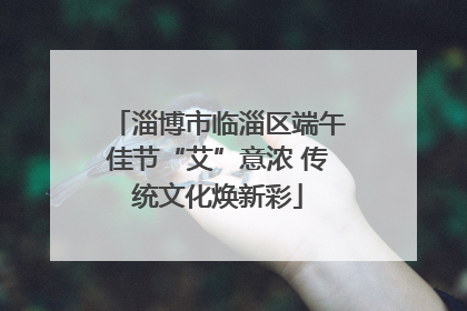淄博市临淄区端午佳节“艾”意浓 传统文化焕新彩