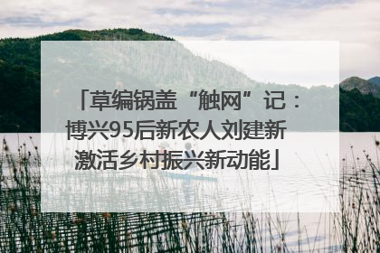 草编锅盖“触网”记：博兴95后新农人刘建新激活乡村振兴新动能