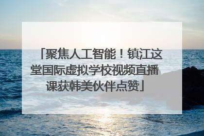 聚焦人工智能！镇江这堂国际虚拟学校视频直播课获韩美伙伴点赞