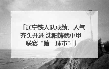 辽宁铁人队成绩、人气齐头并进 沈阳铸就中甲联赛“第一球市”