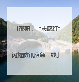 邵阳：“志愿红”闪耀防汛应急一线
