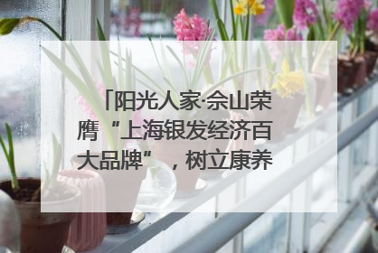 阳光人家·佘山荣膺“上海银发经济百大品牌”，树立康养行业新标杆