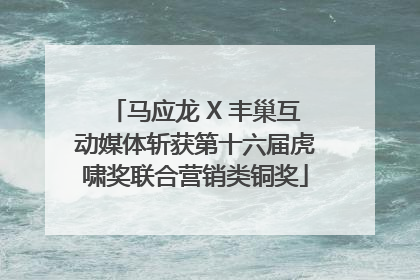 马应龙 X 丰巢互动媒体斩获第十六届虎啸奖联合营销类铜奖