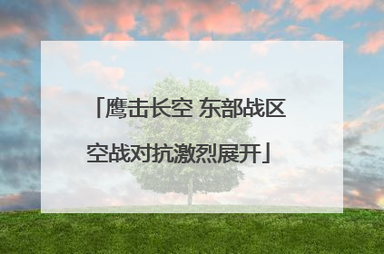 鹰击长空 东部战区空战对抗激烈展开