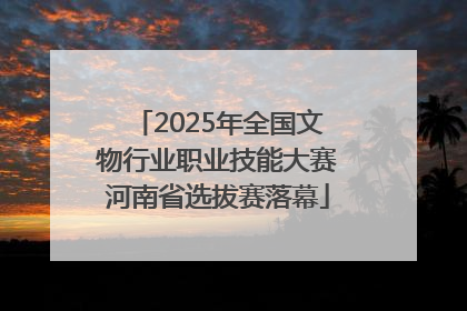 2025年全国文物行业职业技能大赛河南省选拔赛落幕