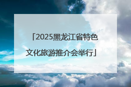 2025黑龙江省特色文化旅游推介会举行