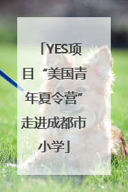YES项目“美国青年夏令营”走进成都市小学